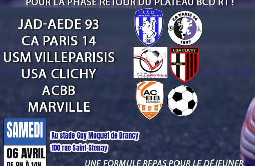 Régional samedi 6 avril  à Drancy 