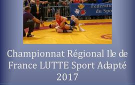 Championnat régional de lutte sport adapté