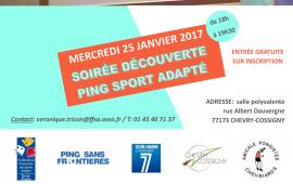 Journée de découverte tennis de table sport adapté