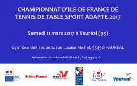 Championnat régional de tennis de table SA