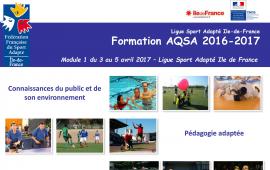 Formation AQSA M1 - 3 au 5 avril 2017