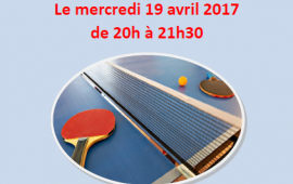 Soirée découverte ping sport adapté