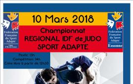 Championnat régional de judo sport adapté 2018