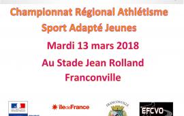 Championnat régional d'athlétisme SAJ