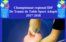 Championnat régional de tennis de table SA
