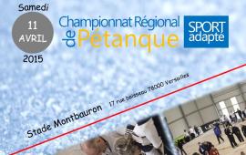 CHAMPIONNAT REGIONAL DE PETANQUE 