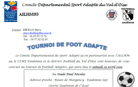rencontre de football adapté pour adultes 