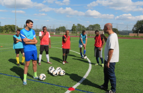Avec la sélection régionale de foot  