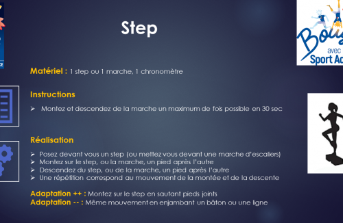 Deuxième "Défi Sport santé" : le Step
