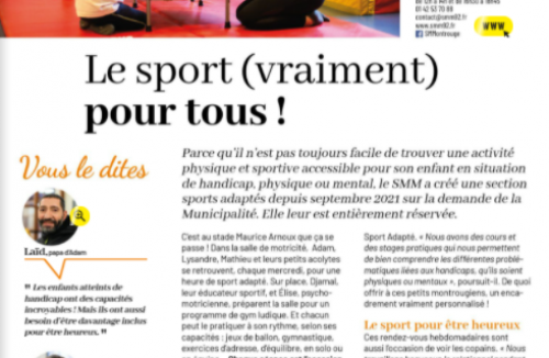 Montrouge parle du sport adapté 